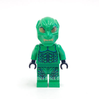 LEGO Minifigure-Green Goblin 2 - decorated headgear-Super Heroes-SPD006-Creative Brick Builders